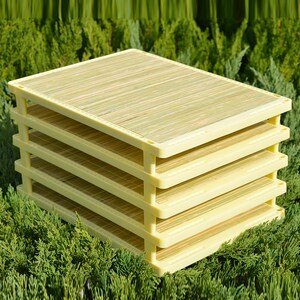 节日摆饺子的盖帘架子饺帘竹面盖帘带腿多层饺子帘面食帘水饺盘