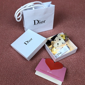 专柜dior/迪奥纸袋口红包装盒礼品袋香水袋口红盒套装包装袋