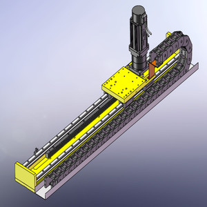 电动伺服步进一字滑台滑轨齿轮齿条传动桁架机械手直线导轨组合