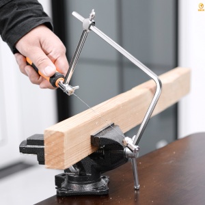 拉花锯多功能万用据木工工具手拉剧曲线锯钢丝锯手工锯子家用线锯