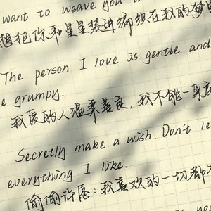 鲸落体字帖中英手写字帖白昼与眠字体漂亮练字楷书行楷行书硬笔