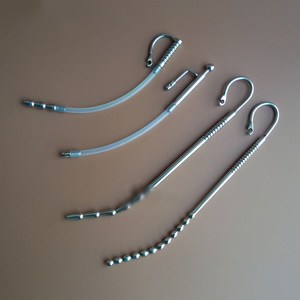 大号马眼扩张尿道扩张不锈钢软胶尿道堵插棒阴茎软管导尿男用情趣