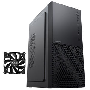 大水牛商悦机箱套装商务台式电脑机电套装支持atx主板/走背线/240