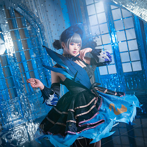 出租cosplay王者荣耀 小乔 改版黑天鹅cosplay服装 130/3天