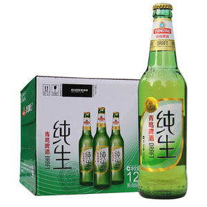 青岛纯生啤酒500ml整箱