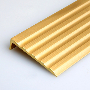楼梯踏步实心防滑铜条压条 L型收口条 7型木地板包边装饰铜条纯铜