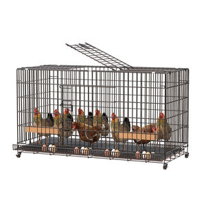 鸡笼子家用室外不锈钢大号室内小型养鸡笼子阳台无臭家庭养小鸡笼