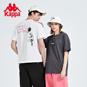 kappa领跑专卖店天猫店铺推荐kappa卡帕玩家艺术家联名男女短袖t恤