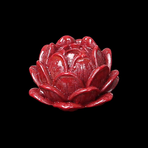 紫金砂莲花吊坠单颗diy手工编织串珠手串手链饰品佛珠配件材料