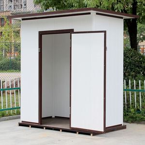 户外简易房棚阳台室外储物房天台花园移动工具房楼顶组装组合屋子