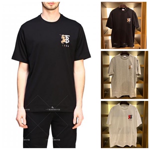 西班牙正品代购巴宝莉burberry战马刺绣t恤