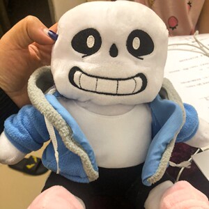 传说之下蓝sans毛绒玩具公仔动漫骷髅人偶手办玩偶娃娃儿童礼物