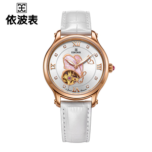 ebohr依波表蝶恋花系列手表女气质百搭防水镂空自动机械表5082