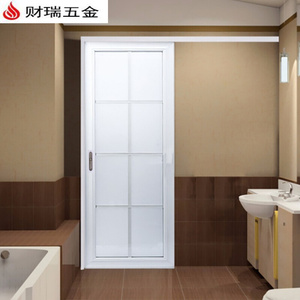 单轨单扇吊门移门厨房阳台卫生间推拉钛镁铝合金谷仓门吊趟门卧室