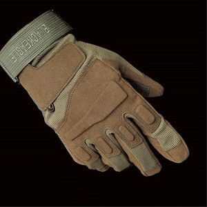 无架弹弓护手手套射鱼打鱼手指保护半指腕带牛皮钢板防护