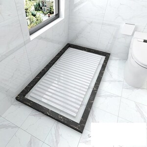 淋浴房地板石淋浴板大理石淋浴踏板淋浴房地砖防滑凹凸600*1200石