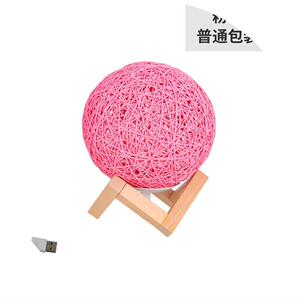 20新小夜灯女生宿舍少女桌面灯木架藤球灯说话控制灯usb接口520礼