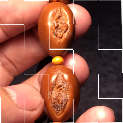 21新生命之源九阴一阳旺财升职加薪神器橄榄核胡雕刻个性文玩手串
