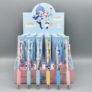 2233娘盲盒笔按动笔高颜值限定款小说游戏动漫周边女生速干日系哔哩