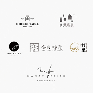 商标定制logo设计原创网红店图标公司品牌包装卡通vi标志婚礼字体