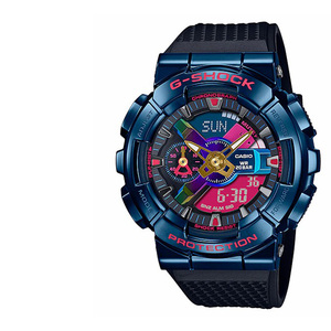 casio卡西欧手表男上海之夜限量梦幻彩虹防水运动手表gm-110sn-2a