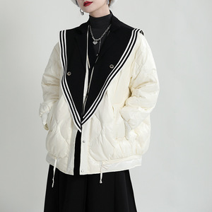 金福珠蔡徐坤赵露思刘诗诗白考儿孙俪奔跑吧艺考生陈瑶同款羽绒服