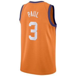 太阳队克里斯保罗 paul球衣 cp #3 城市版复古篮球服背心刺绣热压