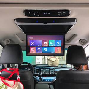 15/17机寸商务汽车载电视车顶安卓高清吸顶式显示屏后娱乐改排装