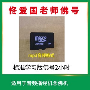 佟爱国 佟老师 标准学习版佛号2小时 可支持24小时播放 非念佛机