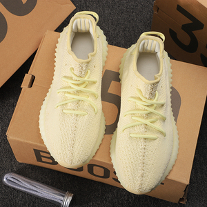 yezi yeezy椰子350女鞋黄油满天星正品官网过毒正版2021冬季新款