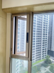 口袋锁金刚网纱窗网自装家用外开窗可拆卸带锁滑盖平开窗防蚊纱窗