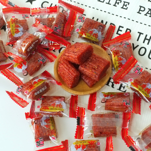 健仔素笨牛肉大刀肉辣条童年怀旧老式辣片寝室休闲素肉面筋小包装