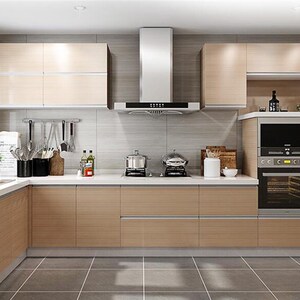 现代简约橱t柜 石英石 3d碳晶门板 环保实木橱柜0人付款550