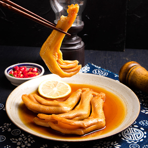 龙岩土楼泡鸭爪福建特产香脆鸭掌辣味解馋零食小吃休闲卤味食品