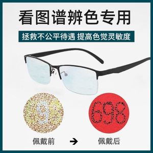 色盲眼镜色盲色弱专用眼镜色盲色弱眼镜色盲色弱矫正眼镜送检测图