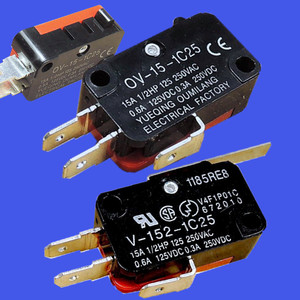 家用微波炉门控开关配件手压式塑封机手电钻微动按钮家电维修专用