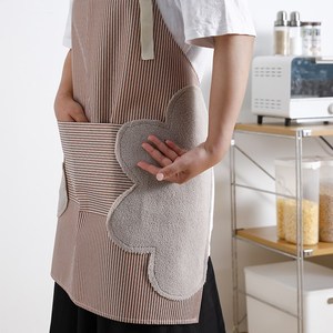 可擦手围裙家用厨房炒菜做饭防水防油污罩牛津布时尚男女日式可爱