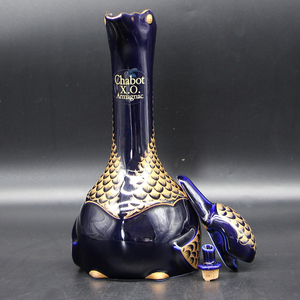 80年代法国chabot嘉宝夏堡鸭子白兰地700ml礼盒装(老酒 收藏 洋酒