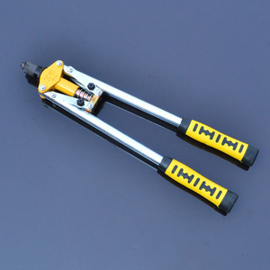 万邦工具17寸黄黑柄手动拉铆枪/双把拉铆钉枪/铆钉枪