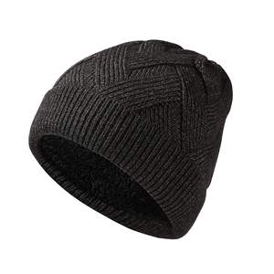 新款加厚针织冬季帽子男女户外加绒防寒毛线帽双层保暖针织帽现货