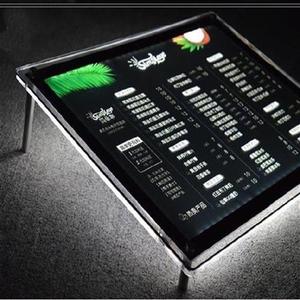 创意灯箱c个性招牌手机店壁挂式多功能室内台式亚克力菜牌卡布灯