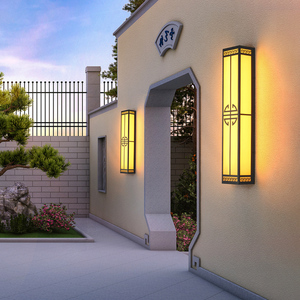 户外壁灯花园别墅小区景观庭院灯室外防水工程灯走廊墙壁大门壁灯