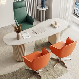 轻奢美容院医美口腔门诊咨询桌接待桌商务洽谈桌家用办公电脑书桌