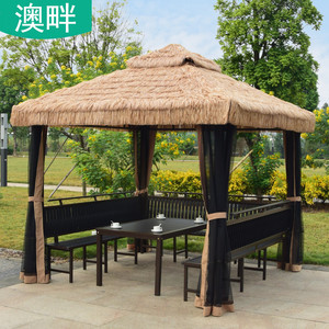 茅草屋草棚木屋