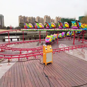 太空穿梭过山车游乐设备小型广场摆摊儿童游乐园玩具轨道小火车