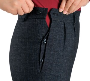 旁开口女式侧拉链老式女裤老妈裤子中老年休闲西装裤妈妈款不加