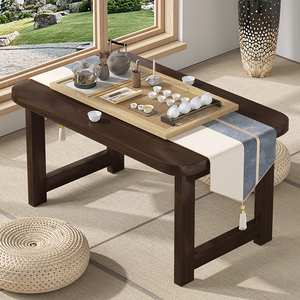 飘窗小桌子折叠炕桌家用榻榻米竹桌子小茶几床上学习矮桌桌非实木