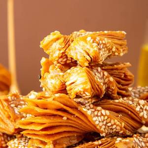 蜜麻叶老式蜜翻花套环果子糕点心传统制作翻页千层酥怀旧小吃零食