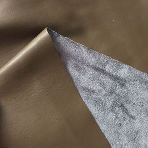 仿真皮革柔软细纹仿真pu皮革反面鸡皮绒底diy人造革皮料服装布料