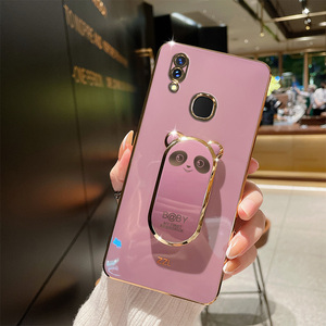 电镀适用于vivoz3手机壳可爱女生新款网红超薄v1813ba高级感带支架